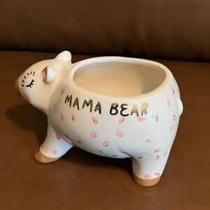 Mama Bear Ceramic Planter